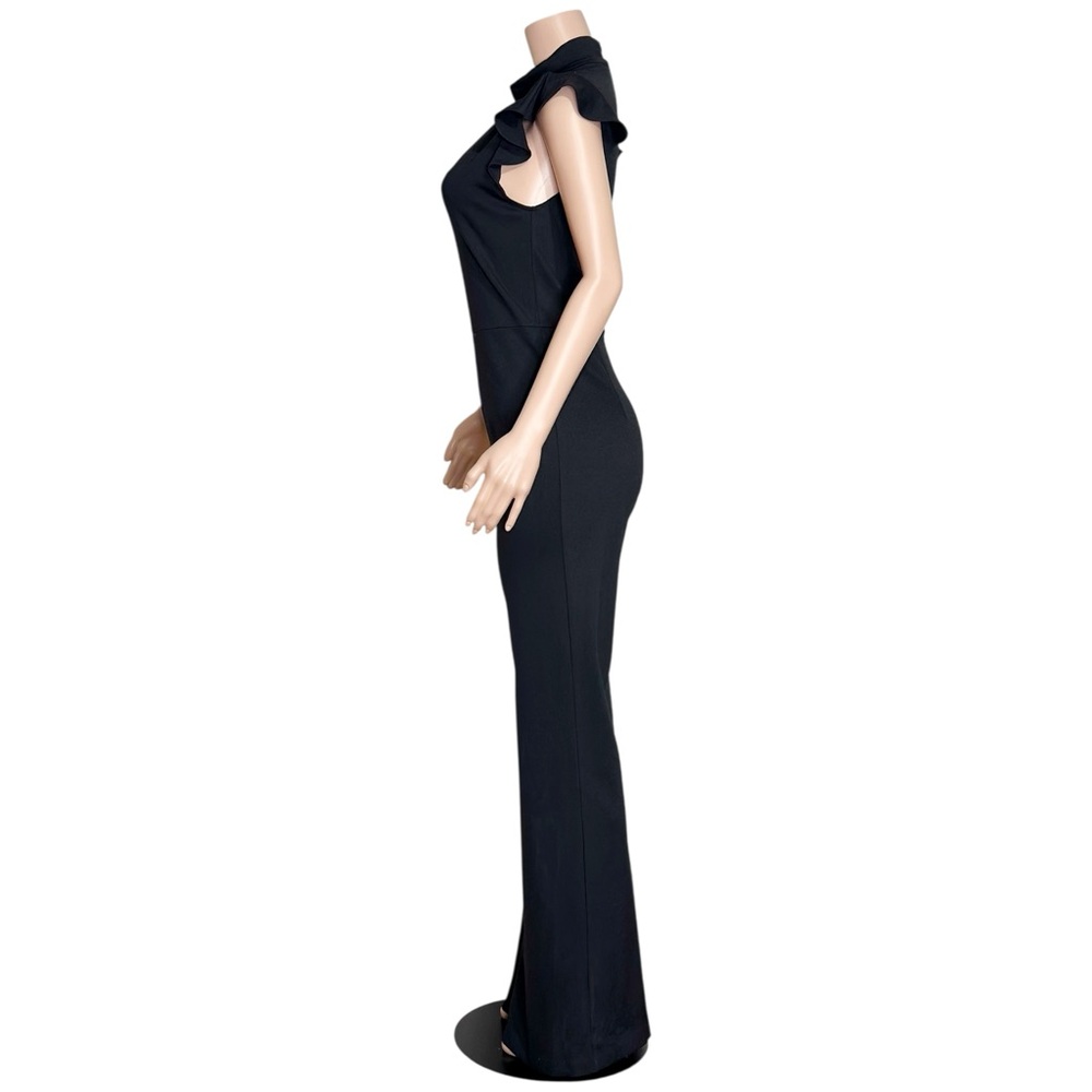SOLD NEW AMANDA UPRICHARD Davina Jumpsuit, Black, Large - Picture 5 of 11